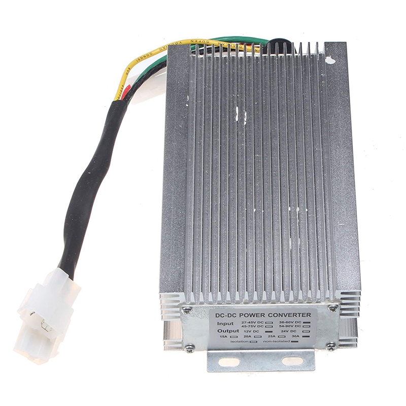 Funktioniert gut mit Golf Cart EZOGO - DC Converter 48V zu 12V Schritt nach unten Reduzierer 30A 30amp 360W 0A~30A