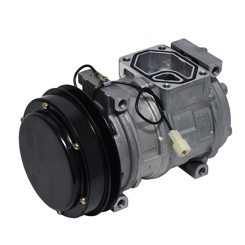 Passend für John Deere 1710D 300D 410D 643D 653E 544G 644G 540E 540G 6100 6500 6600 7450 4555 4560 - Denso 10PA17C A/C Kompressor RE55422 TY6784 SE501468 SE501821 471-0447 4710447 4471003838 447100-3838 300D, 410D, 4555, 4560, 540E, 540G, 540, 6100, 643D,