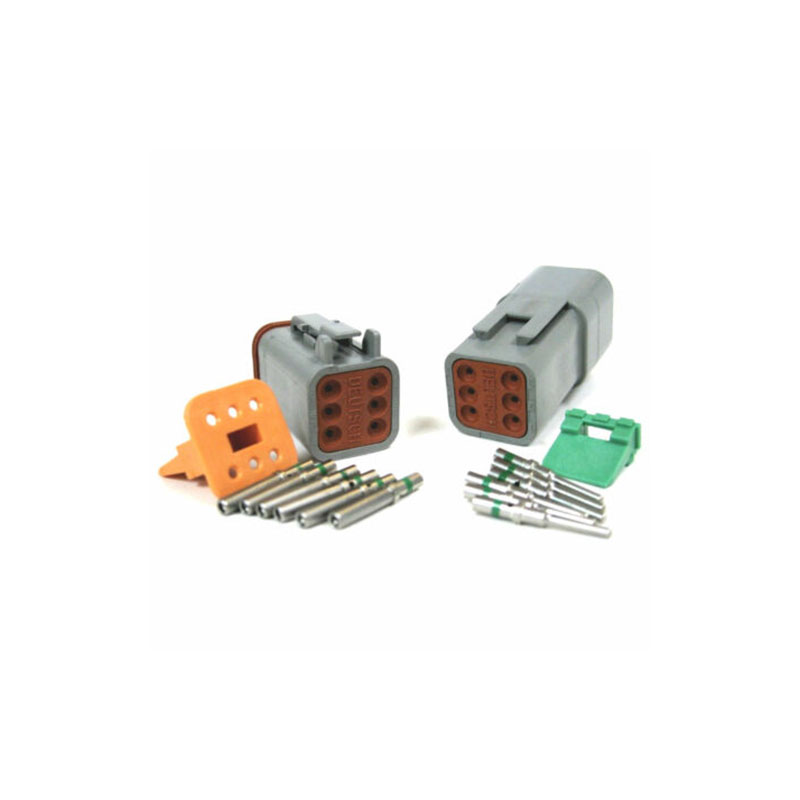 Passend für 14 AWG/GA Solid Kontakte - Deutsch DT 6 Pin Connector Kit