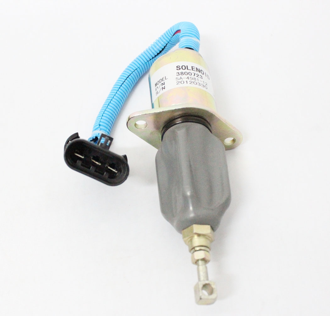 kompatibel mit Diesel Shut Down Solenoid 3800723 SA-4981-12 Woodward#SA-4981-12 Mopar#5016244AA Cummins#3931570 DODGE BOSCH P7100 Fule Injektionspumpe