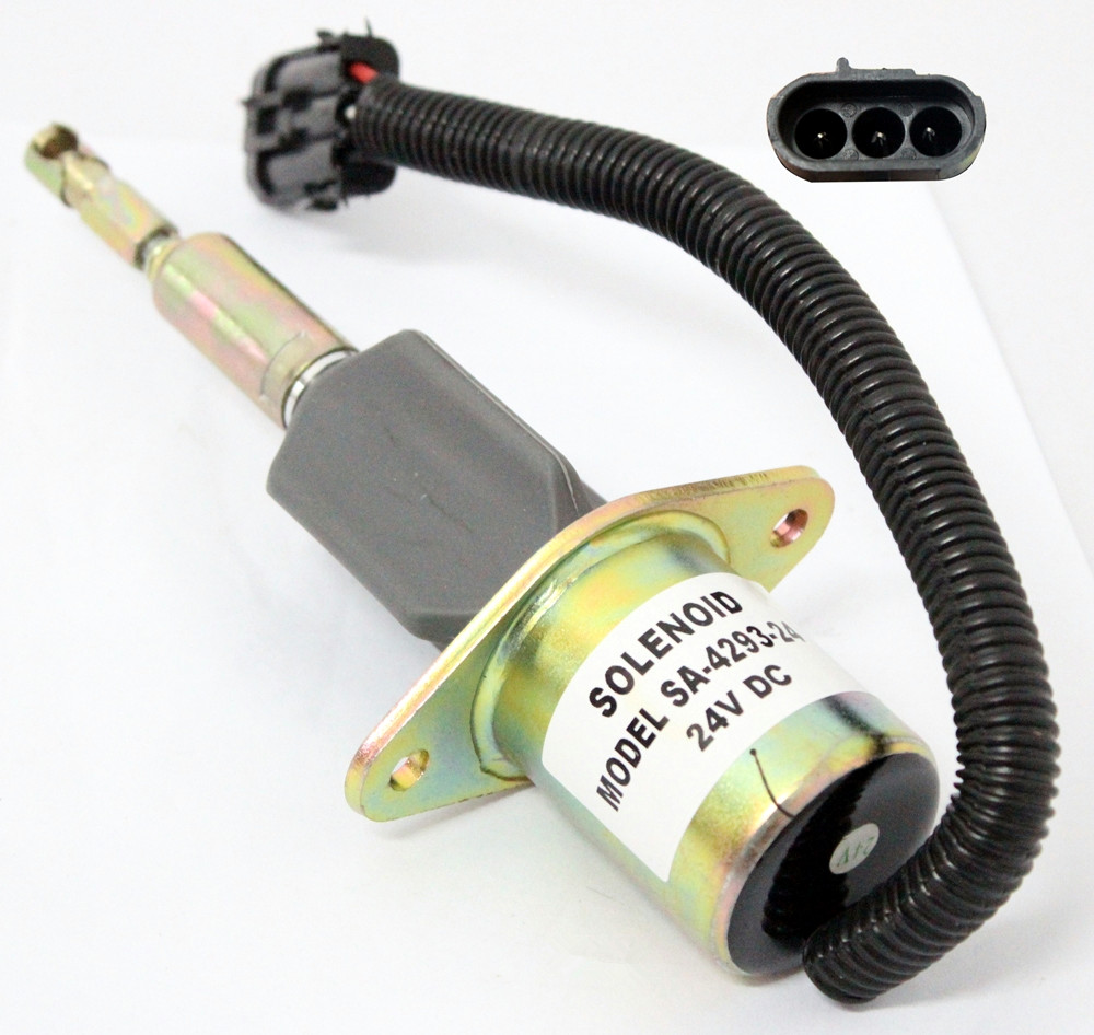 kompatibel mit Diesel Shut Down Solenoid 3928161 SA-4293-24 Cummins 6CTA 8.3L