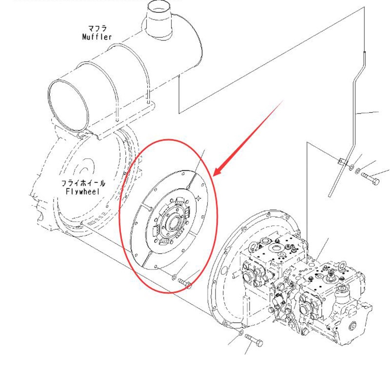 Perfekt für Komatsu PC390LC-10 PC360-7 PC350-7 PC30-7 PC300-7 Bagger - Disk Damper 207-01-7131 2070171310 PC390LL-10, PC390LC-10, PC380LC-7K, PC360NLC-10, PC360LC-10, PC360-7, PC350LC-8M0, PC350LC-8, PC350LC-8, PC350LC-7E0, PC350LC-7-BA, PC350LC-7, PC350H