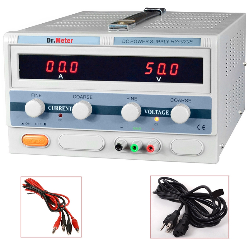 Dr.Meter HY5020E Einstellbare variable 0-50V 0-20A Pro Lab-Hochleistungs-Gleichstromversorgung
