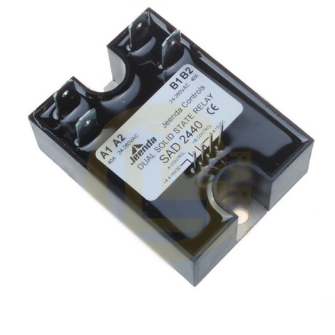 kompatibel mit Dual Solid State Relay Sad2440 SSR 4-15vdc Input 280vac 40a Zuf?llige M-32412 M-H32412