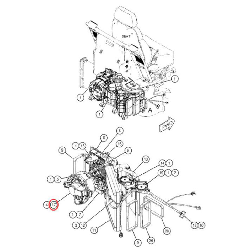 Ingenieur für Caterpillar CAT Bagger 323 320 320GC 336 - Elektromotor 520-8331 CA520-8331 52083331 323, 320, 320GC, 320 GC, 336