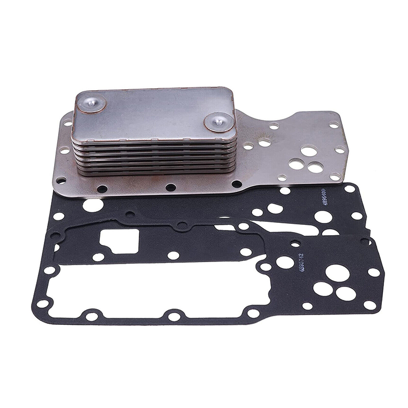 Geeignet für Dodge Cummins 5.9 5.9L ISBe 03-06 Mit Dichtungen - Motor?lkühler Kern 3959031 4896407 3902434 3903375 3911940 3918293 3921558 3928908 3942010 3942914 3903318 3904427 3914387 391856 3926760 3929791 3942915 393907 3935930