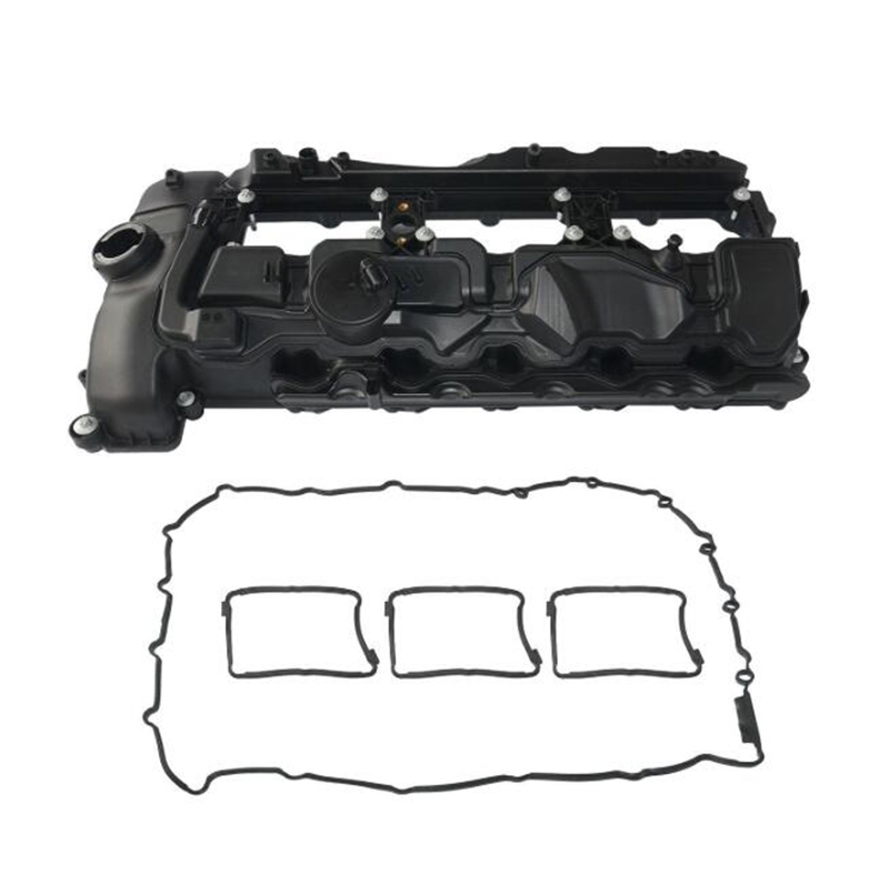 Funktioniert gut mit BMW E82 E90 E70 135i 335i 535i X3 X5 3.0L Turbo N55B30 - Motorventilabdeckung 111 275 702 921 112 000 E82, E90, E70, 135i, 335i, 535i, X3, X5