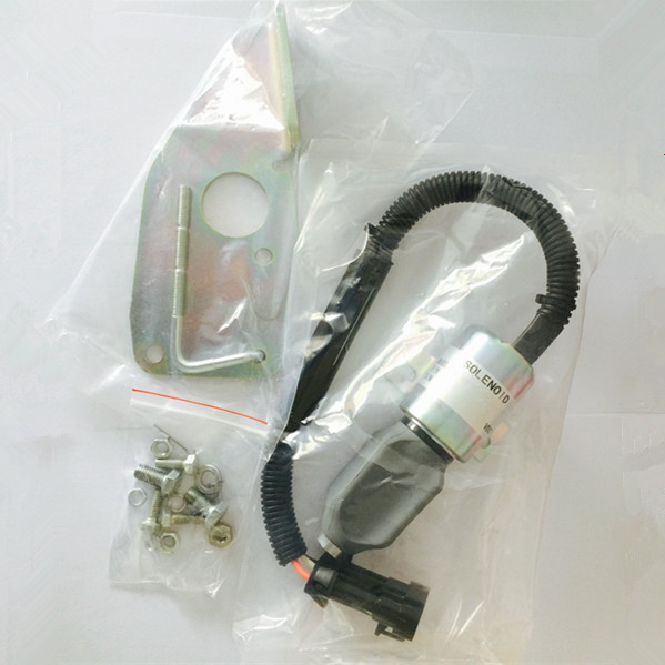 kompatibel mit Fit Kubota Engine Shut Down Solenoid SA-4805-12 1753ES-12E6UC4B1S1CC43 KUB Kubota V2203 Motor