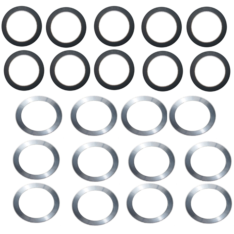 Kompatibel mit CASE Radlader 921 921B 921C 455,0*342,0*4.0mm 142T 12 Stück Reibungsdisc 100049A1 & 10 Stück Reibungsdisc 100050A1 357534A1 921, 921B, 921C