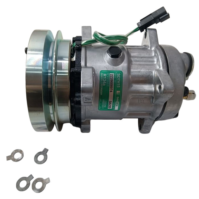 Perfekt für Caterpillar CAT Loader 428 446 416B 446B 910E 916 936F - Sanden SD7H15 A/C Kompressor 8T-8816 8T8816 CA8T8816 3-1908 31908 364153.0 3641530 364.145.0 3641450 104-5812 3E-1908 3E-1907 3E-0907 3E-3658 3E1908 3E1907 3E0907 3E3658 CA3E1907 CA3E090