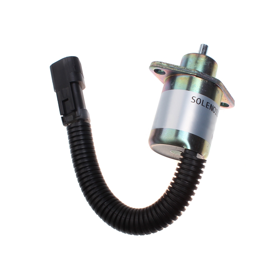 Kompatibel mit Caterpillar CAT 236 246 248 252 262 267 277 287 12V Fuel Shutoff Solenoid 1733-1338 1731338 236,246,248,252,262.000.000.000
