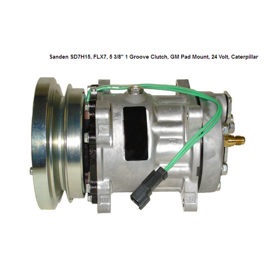 Kompatibel mit Caterpillar Erdbewegungskompakte CAT 816F 826C 826G 836 815B 815F Klimaanlage Kompressor 134-3997 1343997 816F,826C,826G,836,815B,815F