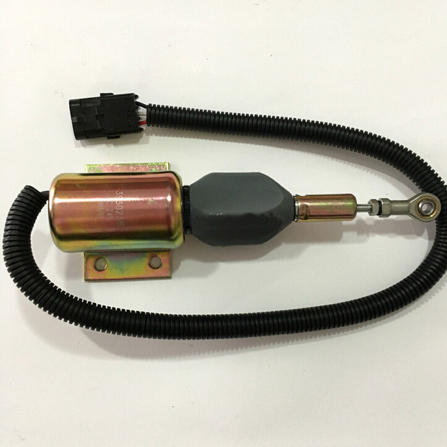 Kompatibel mit Cummins 4BT 6BT Motor 24V Stop Solenoid 3930236 SA-4348-24 6CT NT855 K19 K38