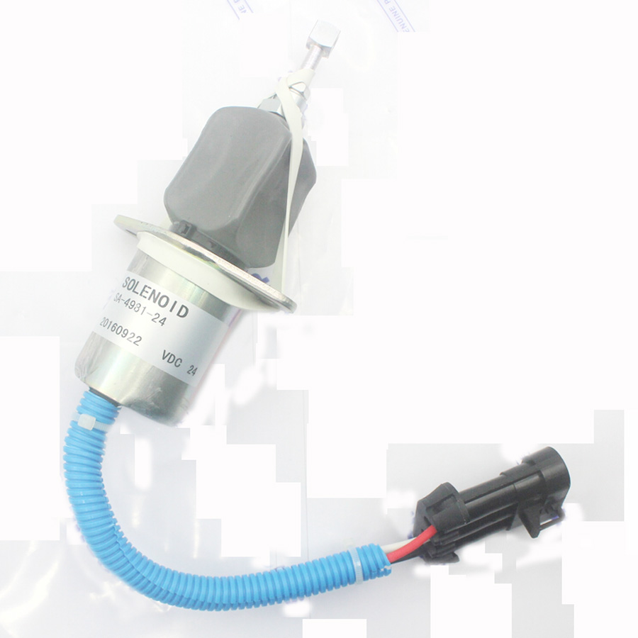 Kompatibel mit Cummins Motor 24V Stop Solenoid 3800723 SA-4981-24
