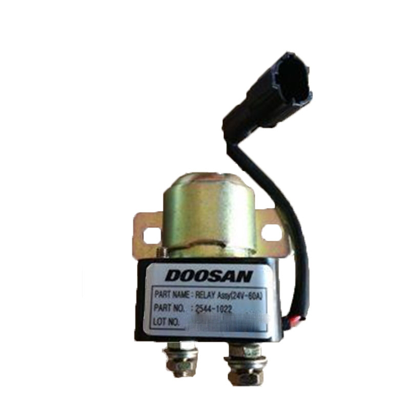Kompatibel mit Doosan SOLAR 225LL 340LC-7 340LC-V 400LC-V 155LC-V 170LC-V 250LC-V 140W-V 160W-V Starter Relay 2544-1022 25441022 SOLAR 150LC-V, SOLAR 140W-V RAILWAY, SOLAR 140W-V, SOLAR 160W-V, SOLAR 140W-V, SOLAR 140LC-V, SOLAR 130W-V(2), SOLAR 130W-V(1)