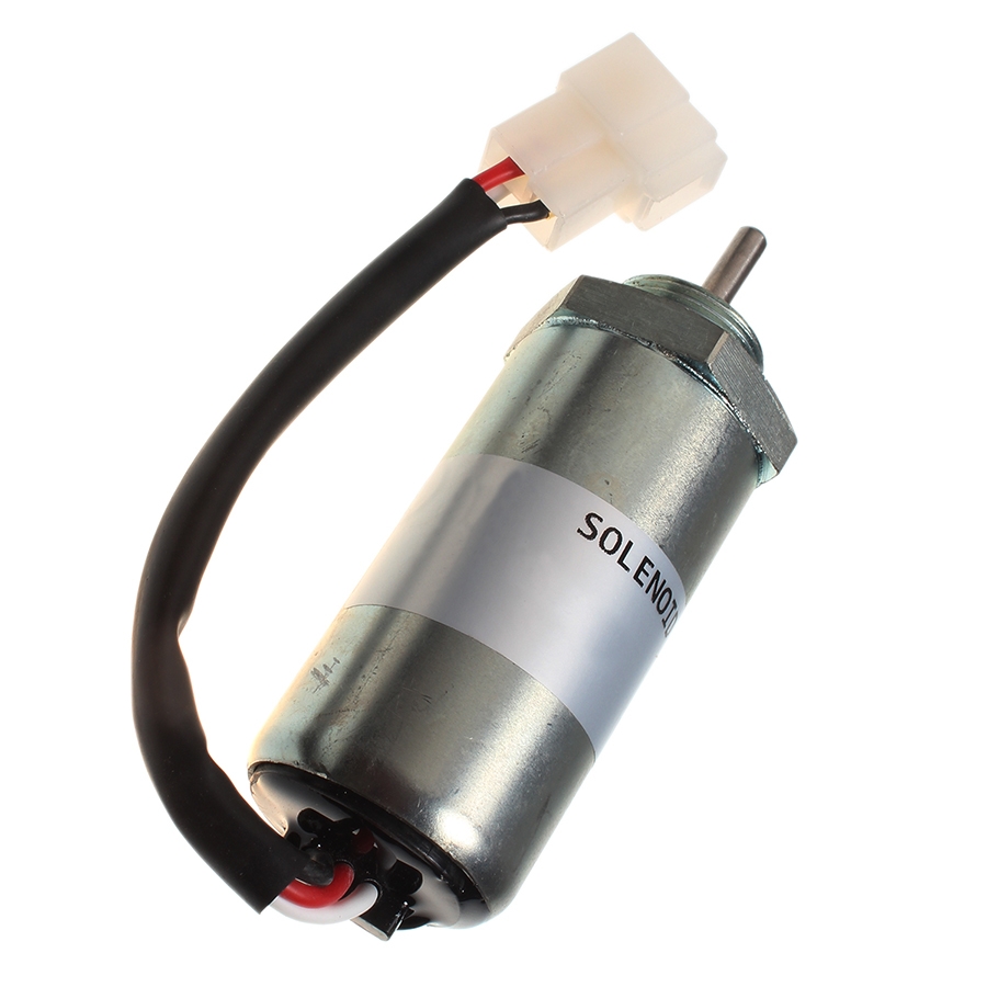 Kompatibel mit Hitachi Bagger EX35U EX27U EX50U12V Stopp Solenoid 8973295680 MV1-81 3LD1 3LD2 4LE1 3LB1 4LB1 EX35U,EX27U,EX50U