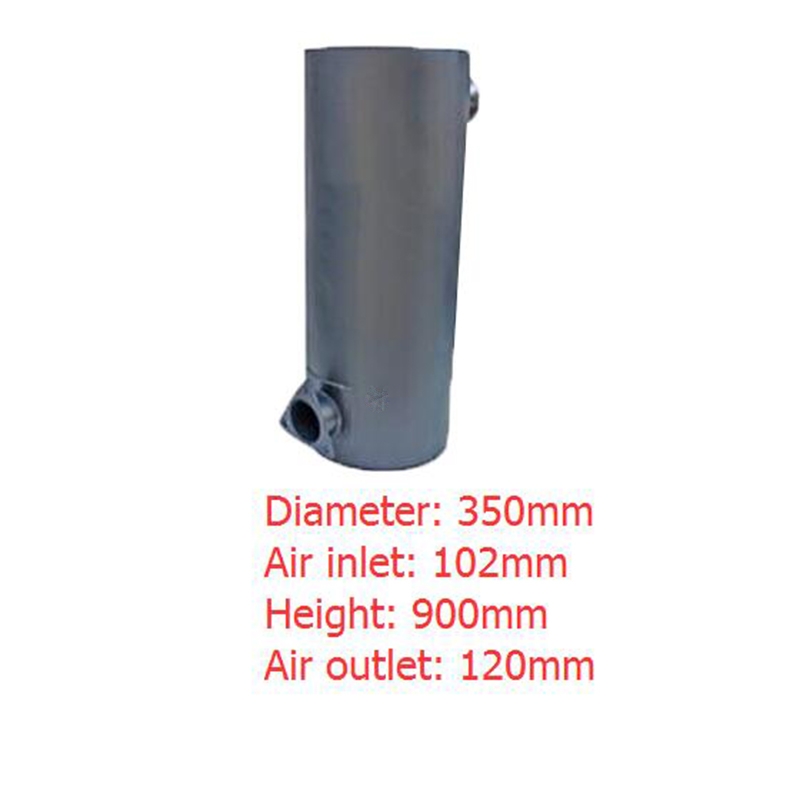 Kompatibel mit Hitachi Bagger ZX450-3 ZX470H-3 ZX470R-3 ZX500LC-3 Motor 6WG1 Muffler Silencer 4638628 ZX450-3F,ZX470H-3,ZX470H-3F,ZX470H-3F,ZX470H-3-HCMC,ZX470R-3,ZX470R-3F,ZX500LC-3,ZX500LC-3F,ZX520LCH-3,ZX520LCH-3F,ZX520LCR-3,ZX520LCR-3,ZX520LCR-3F