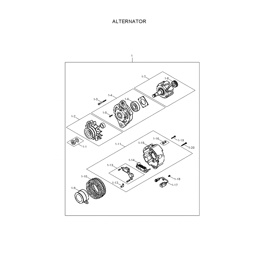 Kompatibel mit Hyundai 35DS-7 35DS-7E 50DS-7E 80D-7 HDF50-7S 40DS-7 45DS-7 40DS-7E 45DS-7E Alternativer XJAF-00531 XJAF00531 35DS-7;35DS-7E;50DS-7E;80D-7;HDF50-7S;40DS-7;45DS-7;40DS-7E;45DS-7E;