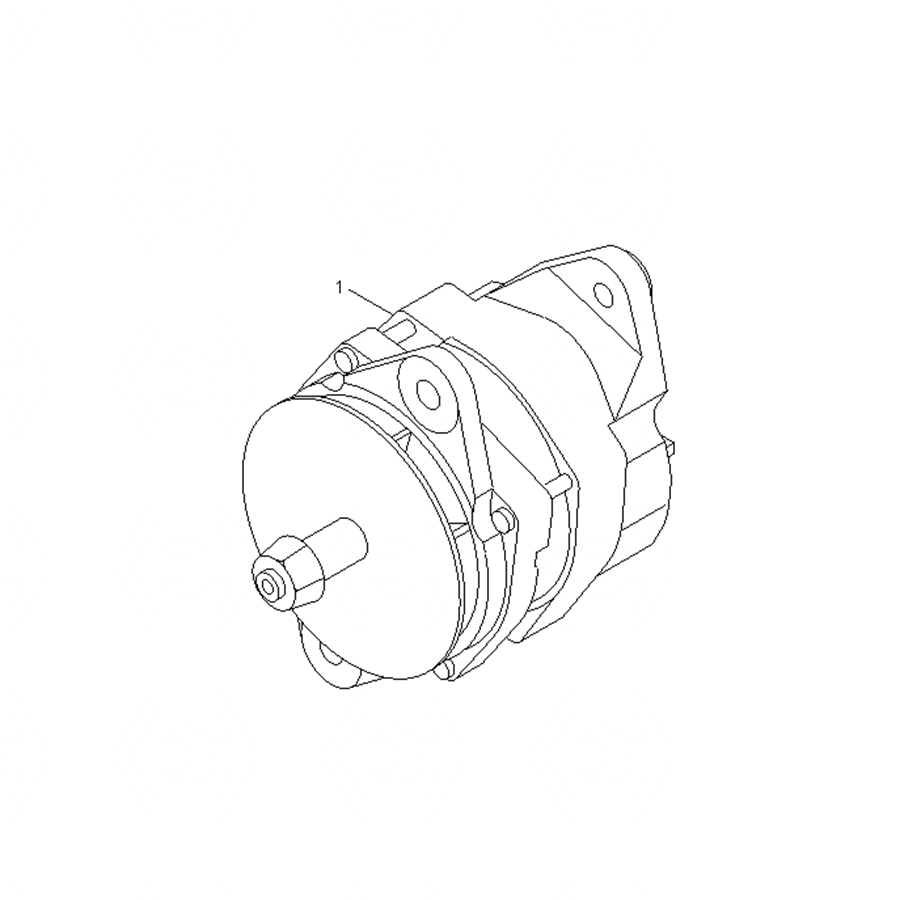Kompatibel mit Hyundai Bagger R260LC-9A R260LC-9S-Alternator 2874863 R260LC-9A,R260LC-9S