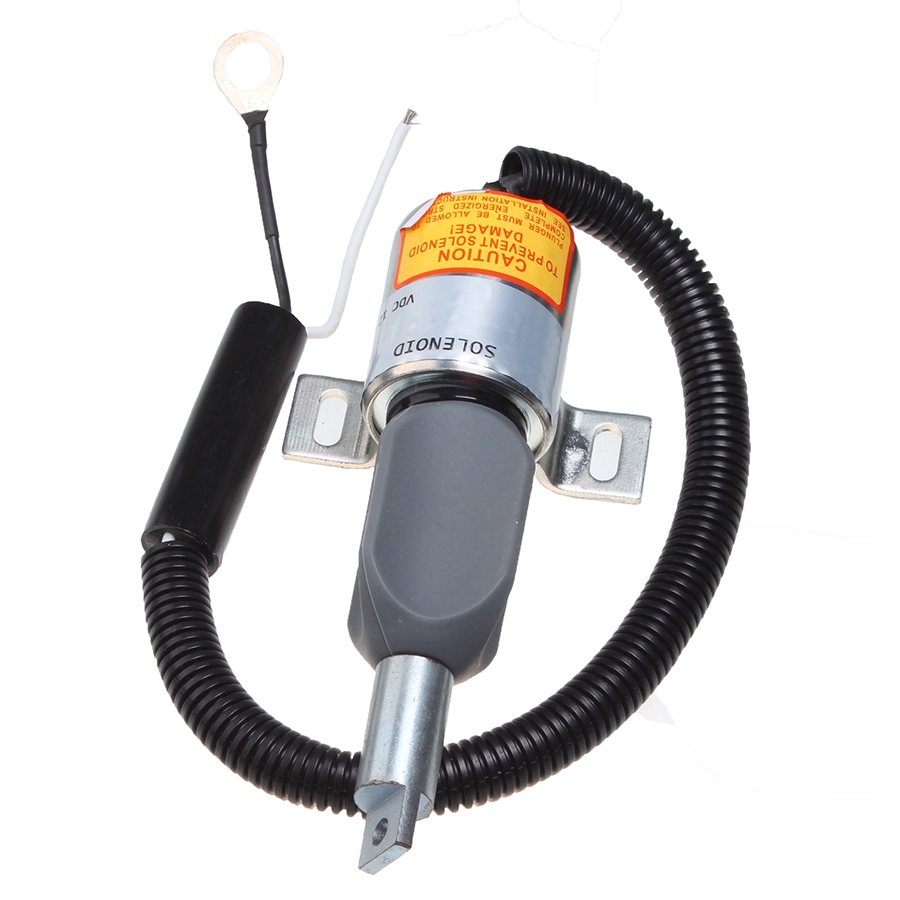 Kompatibel mit Ingersoll Rand P400WCU HP300WCU HP330WCU P185WIR 12V Fuel Shut Off Solenoid 54385992
