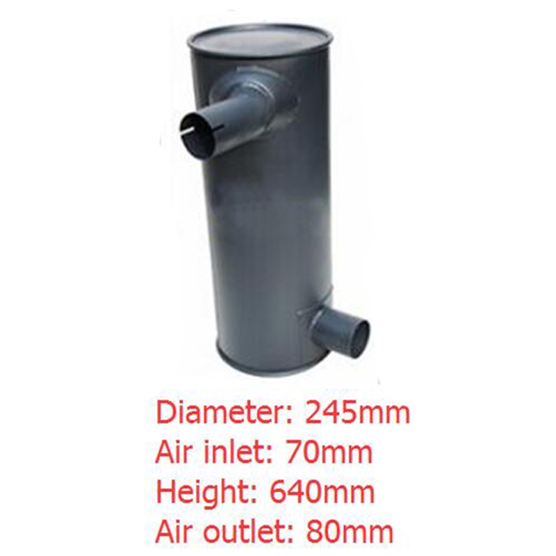 Kompatibel mit KATO Bagger HD700 Muffler 6D35