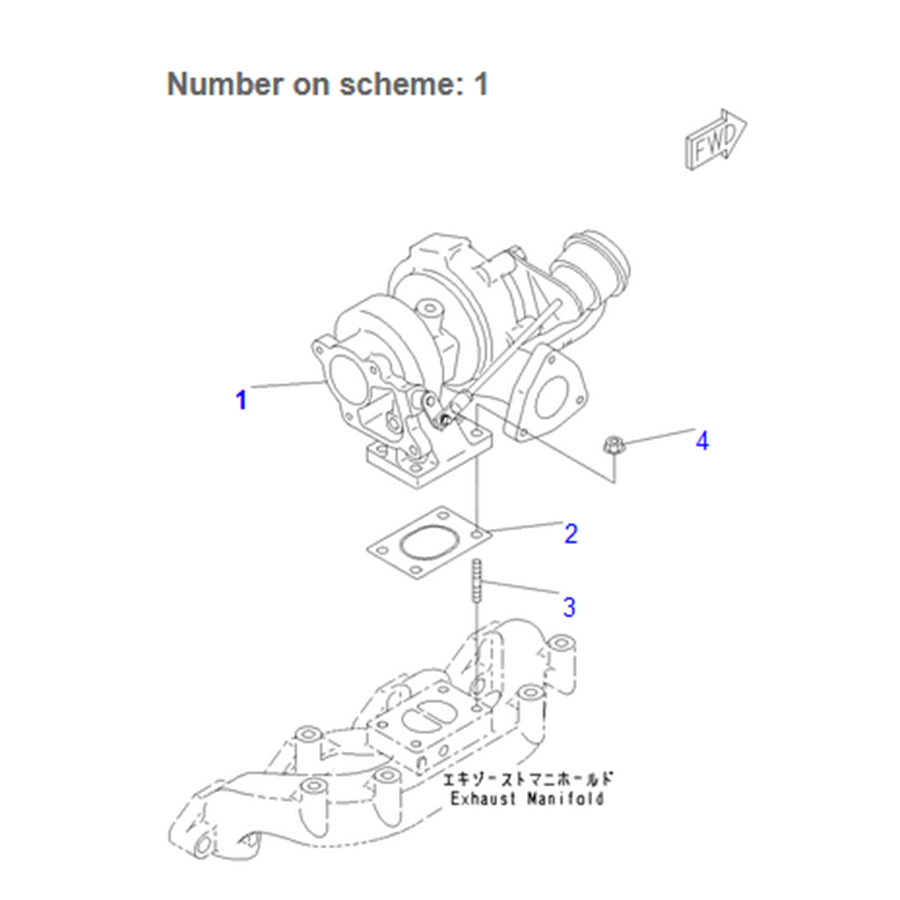 Kompatibel mit Komatsu D31EX-22 D37EX-22 PC130-8 PC138US-8 Motor SAA4D95LE-5 Turbo TD04L Turbolader 6271-81-8100 62718100 49377-01700 D31EX-22,D31PX-22,D37EX-22,D37PX-22,PC118MR-8,PC130-8,PC138US-8,PC138USLC-8,PW118MR-8