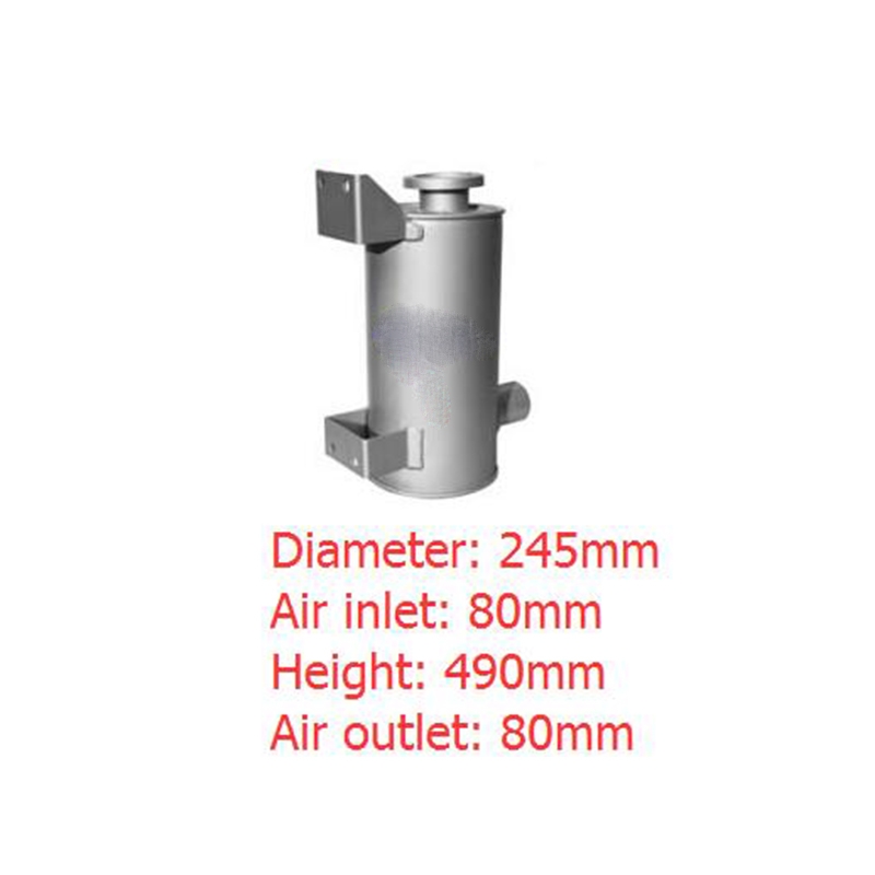 Kompatibel mit Komatsu Bagger PC200-3 PC200LC-3 PC220-3 PC220LC-3 Motor S6D105 Muffler Silencer 6137-11-5550 6137115550 PC200-3,PC200LC-3,PC220-3,PC220LC-3