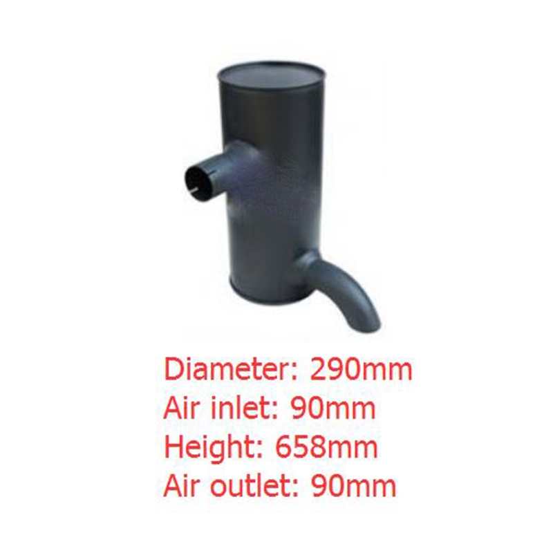 Kompatibel mit Komatsu Bagger PC200-6 PC200LC-6 PC210LC-6 Motor 6D102 Muffler 6735-11-5530 6735-11-5540 6735-11-5532 6735115540 6735115530 6735115532 PC200-6S,PC200-6Z,PC210-6D,PC200LC-6Z,PC210LC-6,PC200-6,PC200LC-6H,PC210-6,PC200LC-6H,PC210-6,BR200S-1,PC