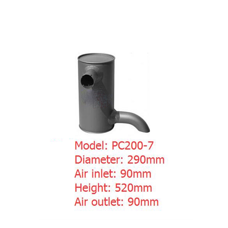 Kompatibel mit Komatsu Bagger PC228US-3 PC228USLC-3 Engine SAA6D102E Muffler 6738-11-5510 6738115510 PC228USLC-3N-YA,PC228US-3N-YP,PC228USLC-3-AB,PC228US-3N,PC228USLC-3-AP,PC228US-3-YA,PC228US-3T-YT,PC228US-3-AB,PC228US-3-YG,PC228USLC-3N-YP,PC228USLC-3-YB
