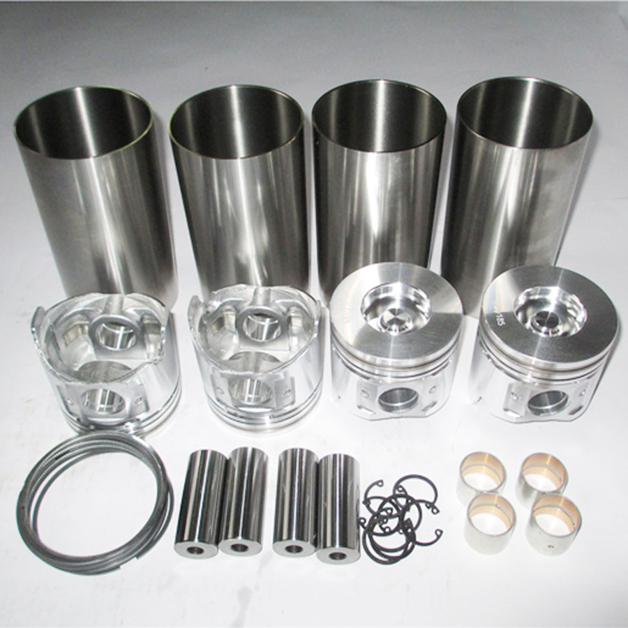 Kompatibel mit Komatsu Midi Bagger PC70FR-1 PC75R-1 PC75R-2 Yanmar Motor 4TNE98 Komatsu Motor 4D98E Zylinder Liner Kit Motor vier passend PC70FR-1,PC75R-1,PC75R-2