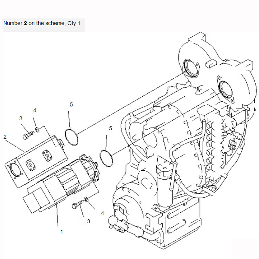 Kompatibel mit Komatsu Radlader WA470-5 WA450-5L Hydraulikpumpe 705-51-30580 7055130580 WA470-5,WA450-5L