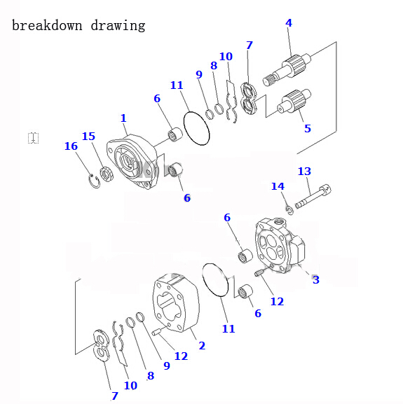 Kompatibel mit Komatsu Radlader WA500-6 WA500-6R Hydraulikpumpe 705-52-31230 7055231230 WA500-6,WA500-6R