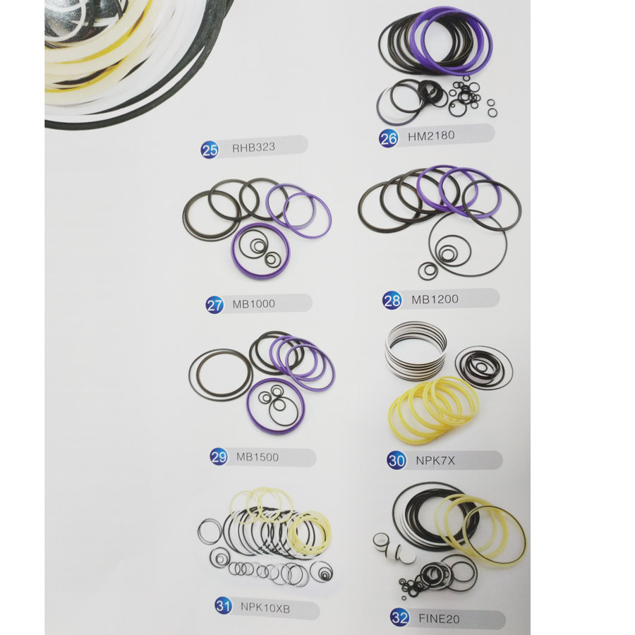 Kompatibel mit RHB323 Hammer Breaker Zylinder Seal Kit