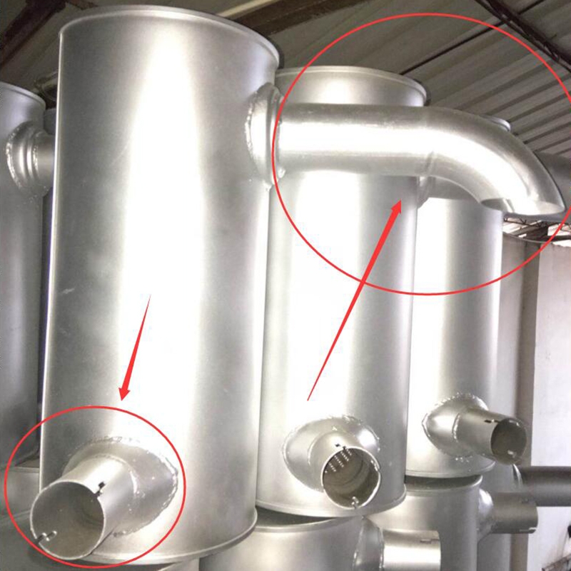 Kompatibel mit Volvo Bagger EC160B EC180B EC210B Motor D6D Muffler Silencer VOE14504919 EC160B,EC180B,EC210B