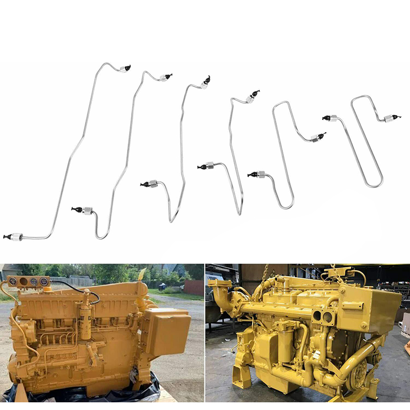 Direkter Ersatz für Caterpillar CAT Engine 3406B Loader 980C 980G 980F - Fuel Injection Line Kit 4P9661 4P9662 4P9663 4P9664 4P9666 4P9661 4P 9662 4P 9664 4P 9665 4P 9666 CA4P9661 CA4P9662 CA4P9663 CA4P9664 CA4P9664 CA4P9665 CA4P9665 CA4P9666 7C3421 7C342