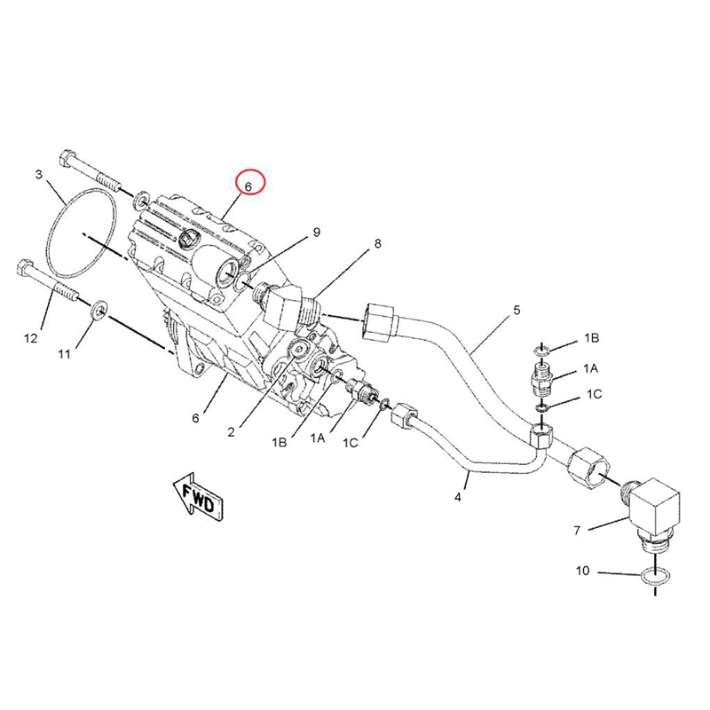 Perfekter Ersatz für Caterpillar CAT Motor C-9 Bagger 330C Motorgrader 12H - Kraftstoffeinspritzpumpe 204-4945 CA2044945 2044945 330C, 330C FM, 330C L, 330C MH, 330C LN, TK711, TK721, TK722, TK732, 12H