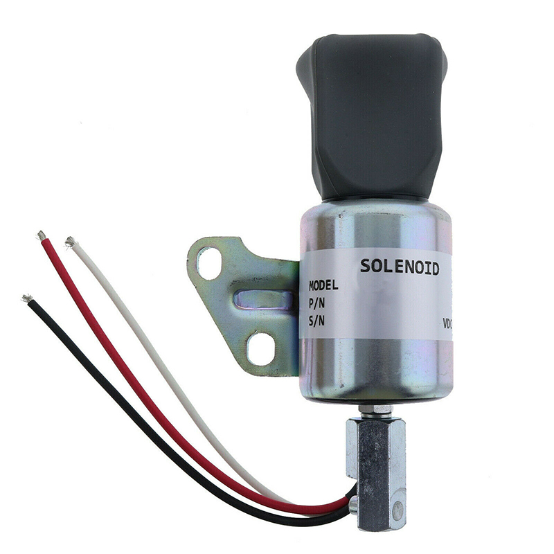 Geeignet für Kubota V2203 D722 D902 Z482 Motor - Kraftstoffabschaltung Solenoid 1E231-60011 1E23160011 B1700D, B2100D, B2400D, B7510DN, B7510HSD