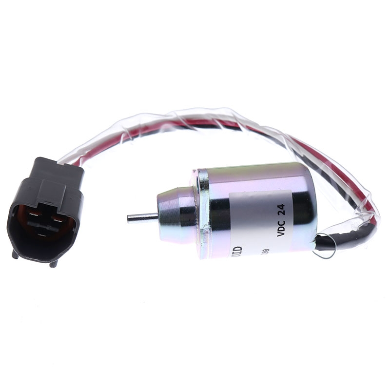 Hergestellt für Yanmar 3TNV88-BPTB2 Motor TB235 Doosan DH80 Bagger - Kraftstoffabschaltung Solenoid 129612-7794 1296127794 YM129612-7794 YM1296127794 4TNV98 4TNV94 TB235,DH80