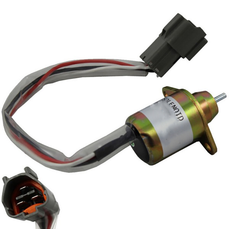 Funktioniert gut mit Yanmar Motor Mustang 2012 2022 2026 2032 2041 2044 2054 Skid Steer Loader - Fuel Shut Off Solenoid 425-35925 42535925 2012, 2022, 2026, 2032, 2041, 2044, 2054