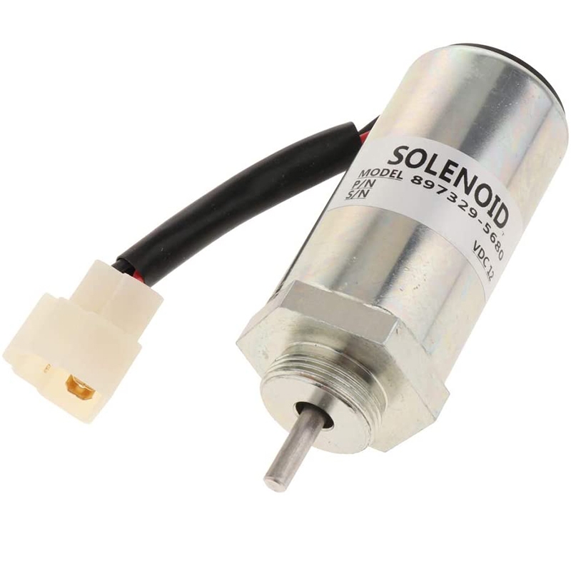 Optimiert für Komatsu Doosan SOLAR 030PLUS 035 - Kraftstoffabschaltung Stopp Solenoid 897329-5680 8973295680 SOLAR 030PLUS, SOLAR 035