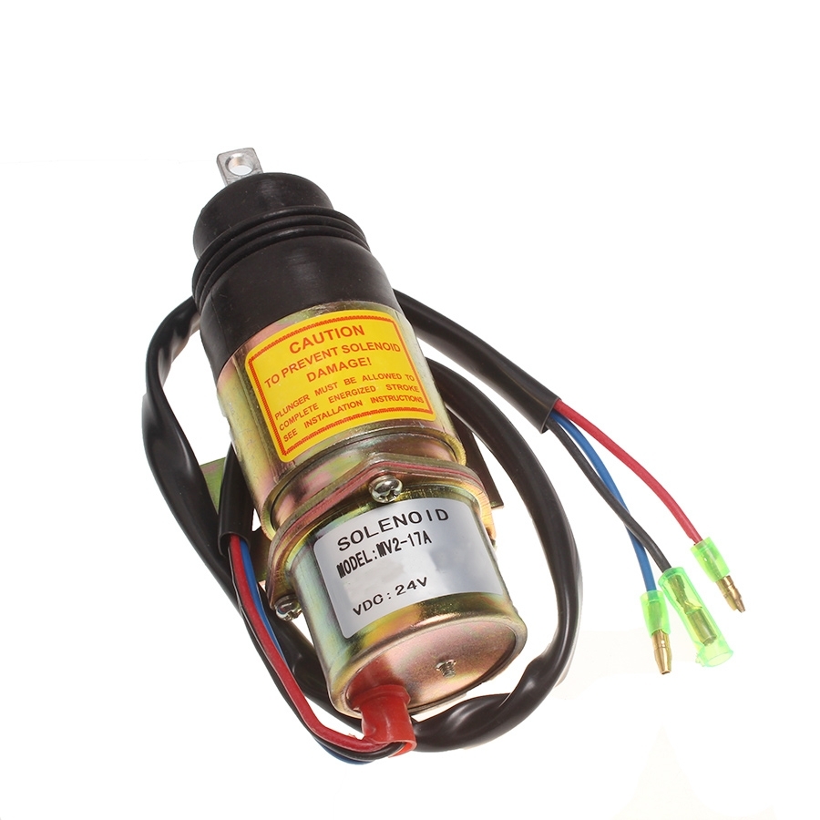 Perfekter Ersatz für Aichi Lift mit Isuzu 4JG1 4JG2 6BG1 6BB1 Motor - Fuel Shutoff Solenoid 1819100520 MV2-17A 24V Z1819100520 1-81910-0520 181900480 8944533430 Z8944533430 Z5819100260 8970134790 8944041600
