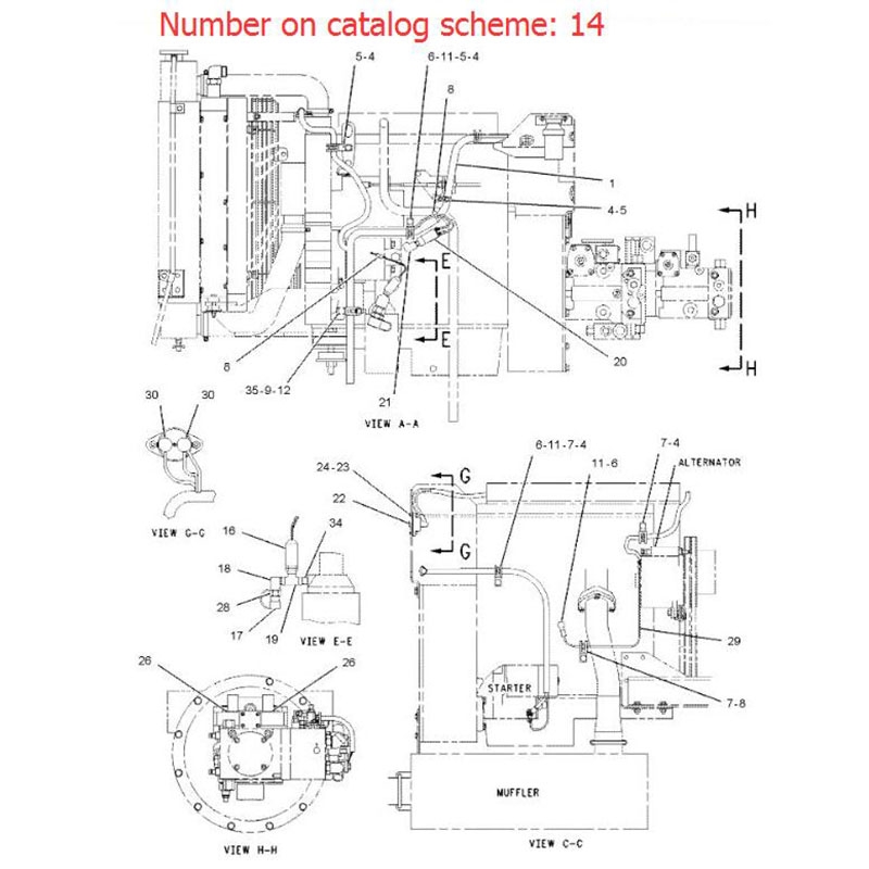 Perfekt für Caterpillar CAT CB-434C Vibrationskompakte 3054 Motor - Fule Level Sender 141-2948 1412948 CA1412948