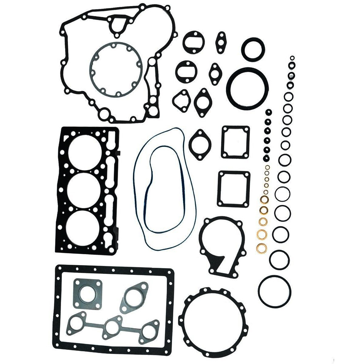 Konzipiert für Kubota D1105 Bobcat 463 S70 - Volldichtung Bausatz 4183636 Obere +6698637 Untere 366 463,S70,F2560,RTV1100,ZD28
