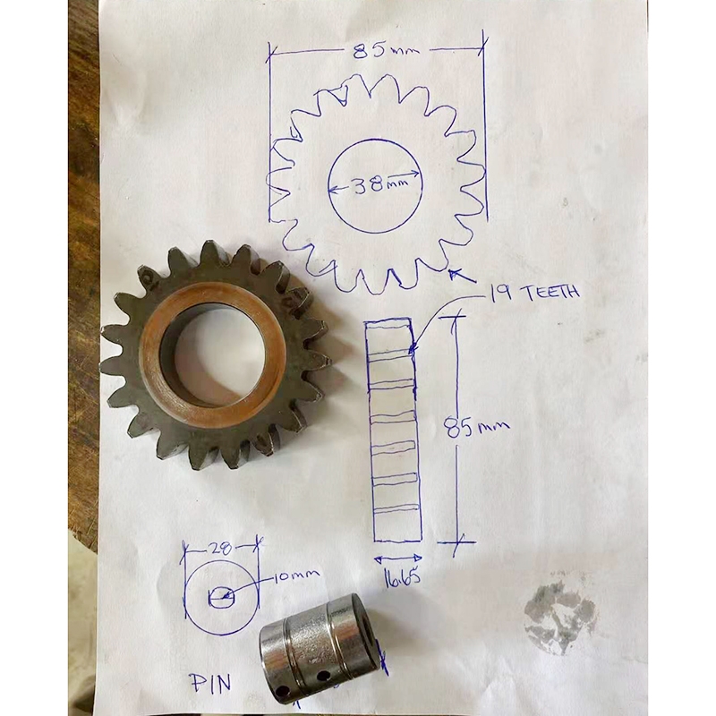 Direkter Ersatz für Hitachi EX200LC Bagger - Gear - Pin