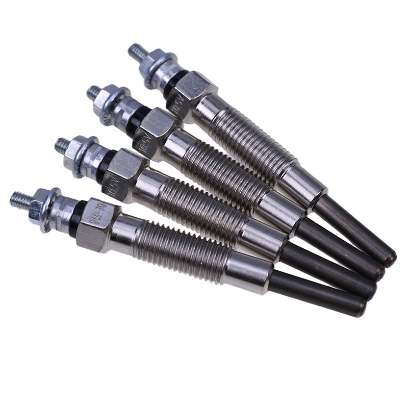 Funktioniert gut mit Mitsubishi S4Q2 S4S Motor Gabelstapler F18B FD28 FD35A - 4Pcs 12V Glow Plug 32A66-04101 32A6604101