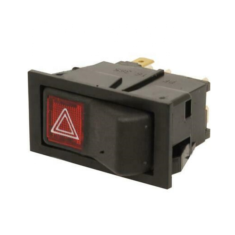 Funktioniert gut mit CASE IH Traktor JX100U JX1070U JX1080U JX1090U JX1100U - Hazard Rocker Switch 5145664 87309255 87387387 JX100U, JX1070U, JX1080U, JX10090U, JX1100U, JX70U, JX80U, JX90U