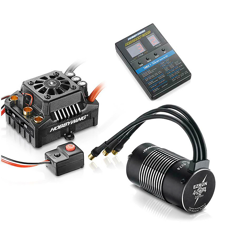 Kompatibel mit Hobbywing EZRUN-MAX8-V3 150A Wasserdicht Brushless ESC 4274 2200KV Motorkarte EZRUNMAX8V3 EZRUN MAX8 V3 E-Revo,E-MAXX,E-MTA
