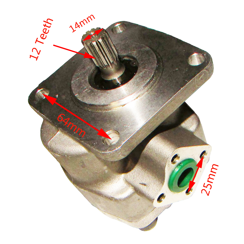 Ingenieur für Massey Ferguson Traktor 1125 1140 1145 1230 1233 1235 - Hydraulisch Pumpe 3702112M91 1125, 1140, 1145, 1230, 1233, 1235