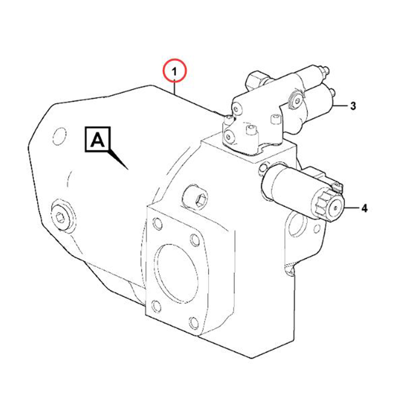 Speziell für Volvo Loader BL70B BL71B - Hydraulische Pumpe VOE 16204665 VOE16204665 R986110510 BL70B, BL71B
