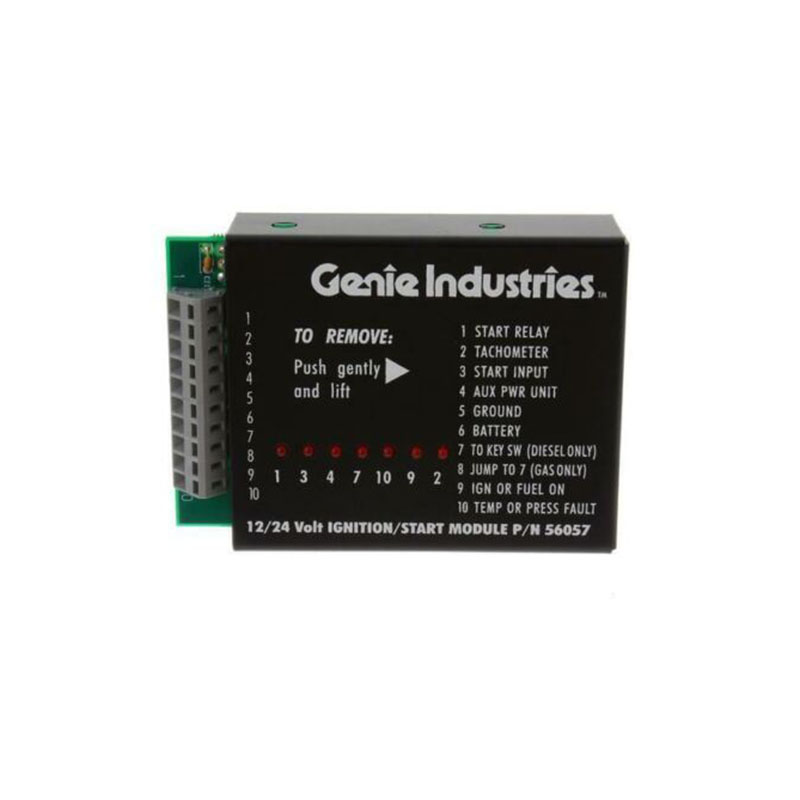 Geeignet für Genie S-45 S-40 S-80 S-85 S-65 Z-45/25 Z-34/22 Z-51/30 Z-60/34 - Zündungsstartmodul 56057GT 35692GT S-40, S-45, S-60, S-80, S-80, S-80X, S-85, Z-34/22 BI-ENERGY, Z-34/22 IC, Z-45 XC, Z-45/22 IC, Z-45/25 DC/BI-ENERGY, Z-45/25J (JIB) DC/BI-ENER
